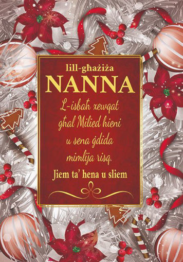 Picture of LILL-GHAZIZA NANNA L-ISBAH XEWQAT KARTOLINA